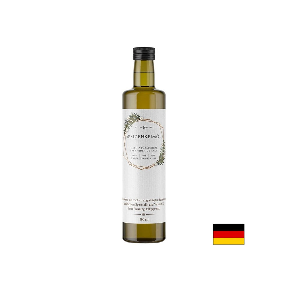 Ulei de germeni de grâu, presat la rece (vitamina E pură), 500 ml