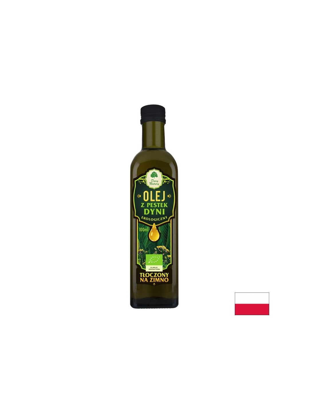 Ulei organic din seminte de dovleac, 100 ml