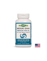 Mega-DHA ulei de pește 1000 mg - 60 capsule