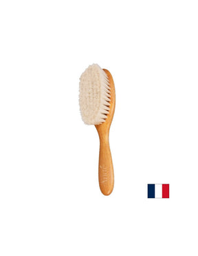 Soft wooden brush for baby hair, 18 cm, 1 pc. - Nutra Best Europe
