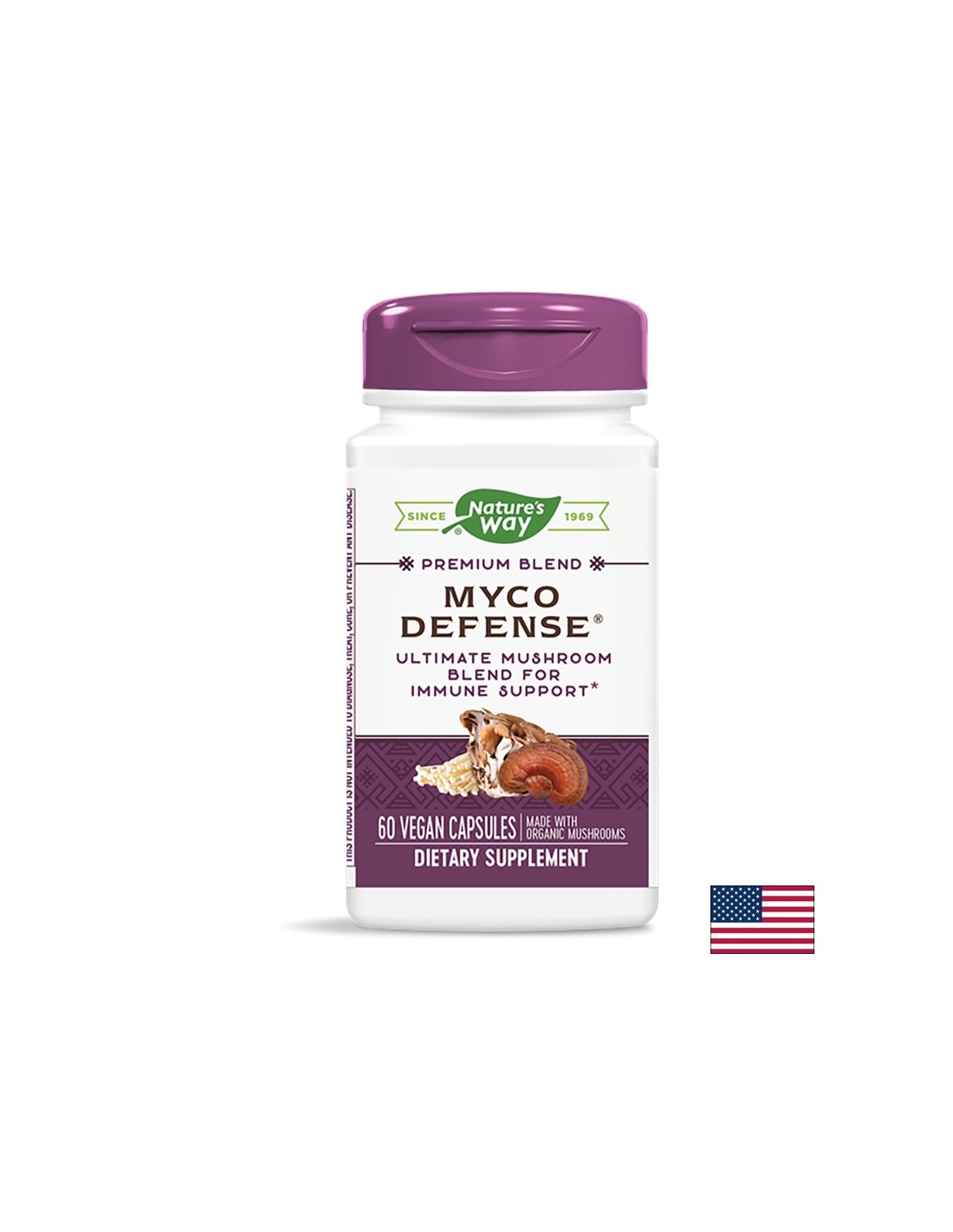 Myco Defense 555 mg - 60 capsule