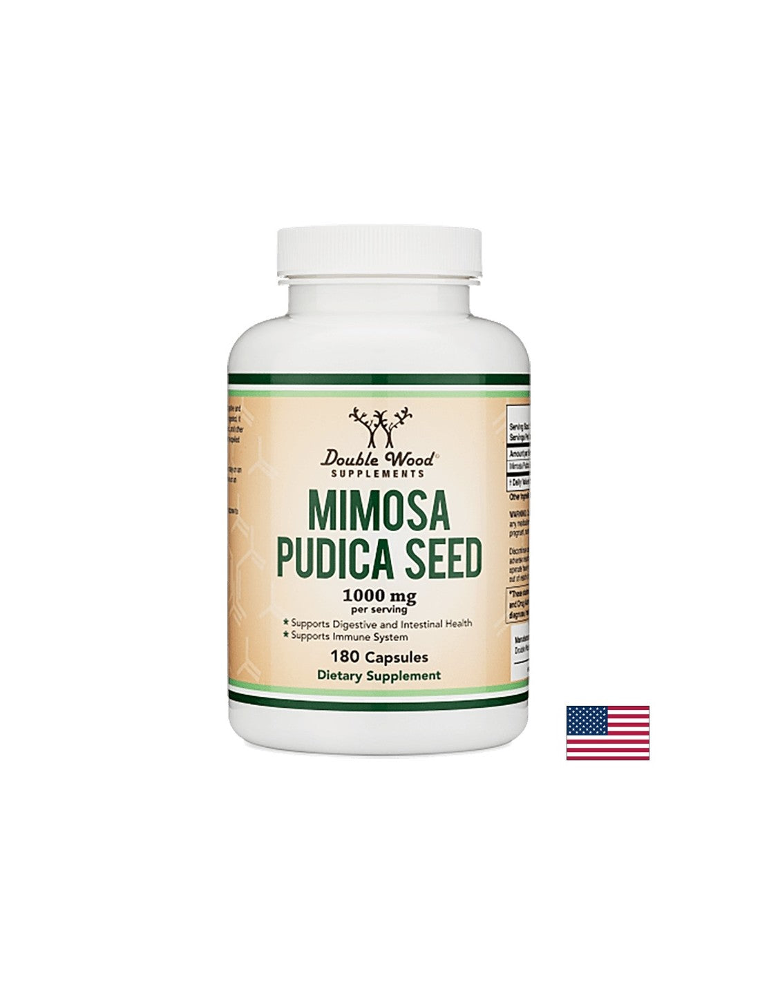 Mimosa pudica/ Mimosa pudica (seminte), 180 capsule Double Wood