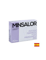 Minsalor Oligoelementos - Potasiu, magneziu, iod, mangan, zinc / Pentru scăderea în greutate, 20 fiole de băut Artesania