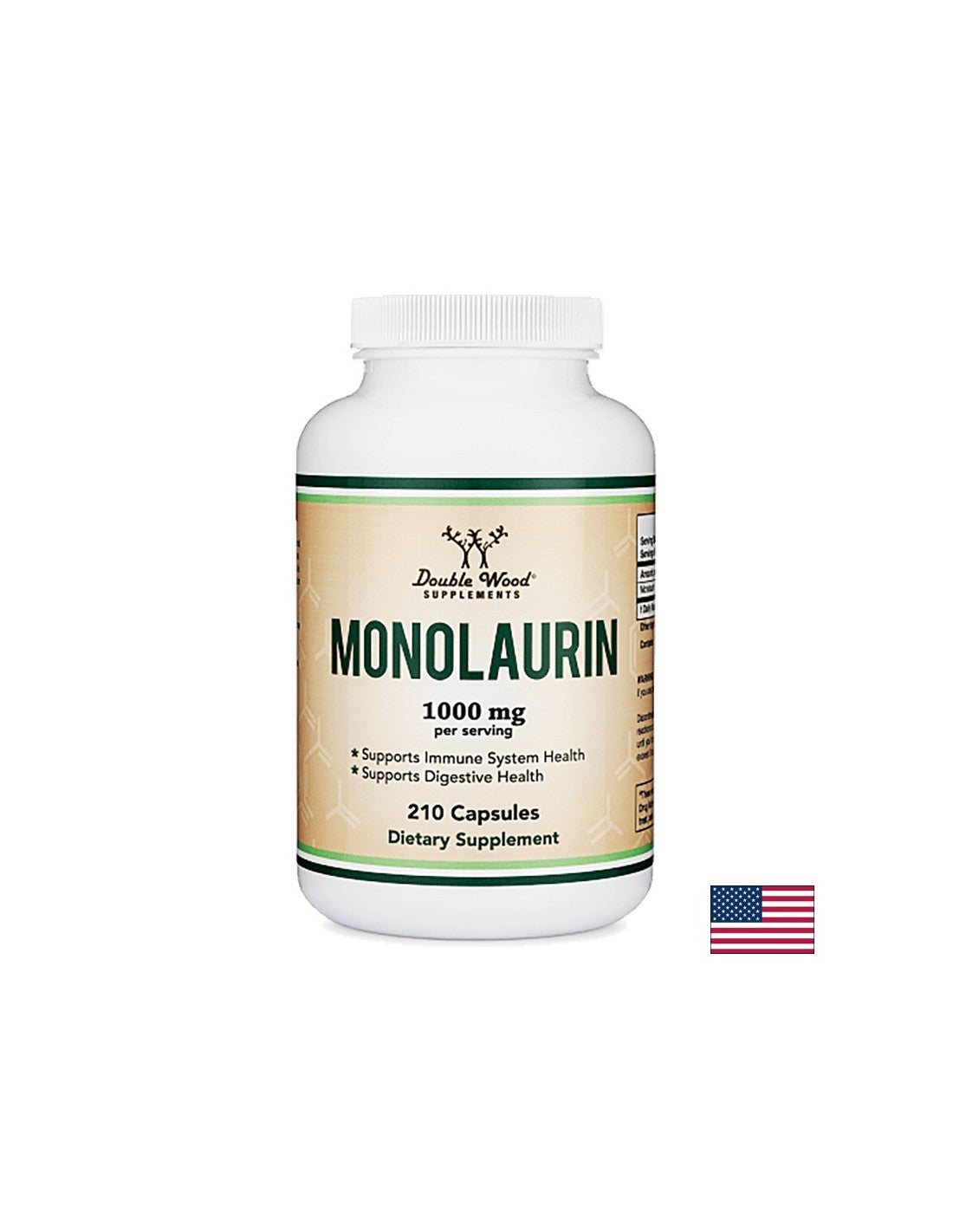 Monolaurin, 210 capsule Double Wood