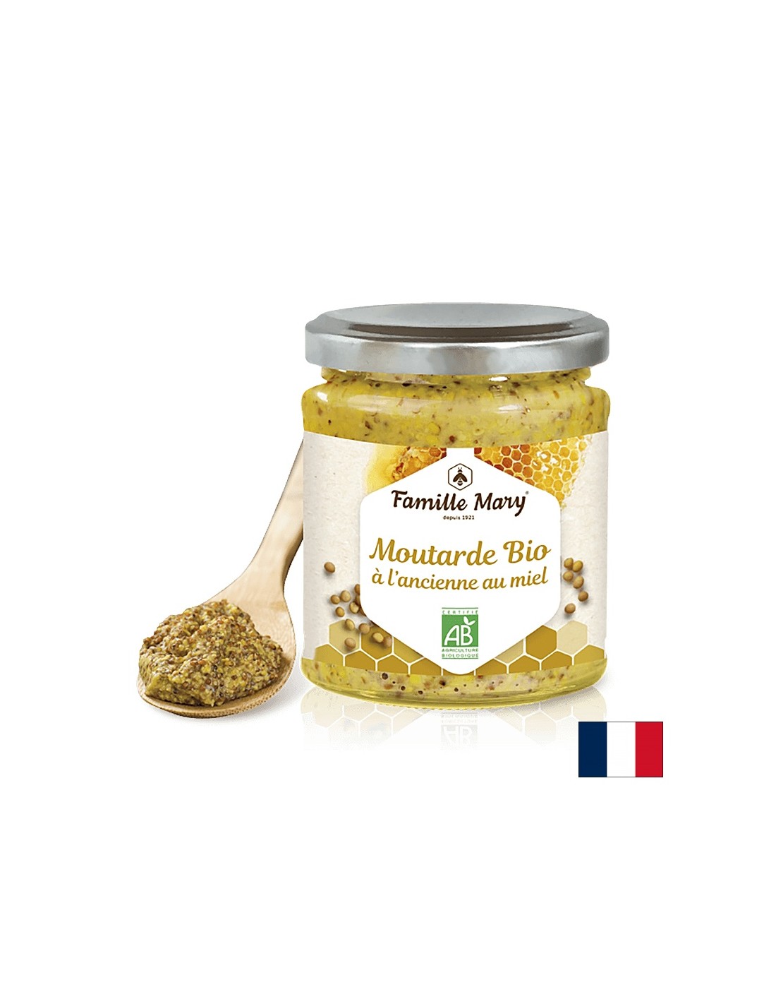 Muștar bio cu miere, 150 g