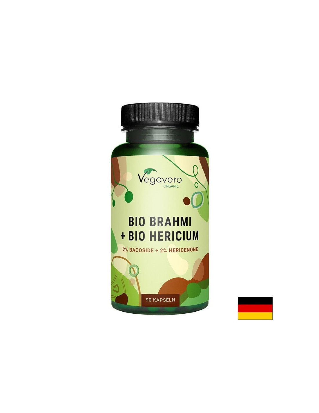 Funcția creierului - Brahmi (bacopa monieri) + coama leului, 90 capsule