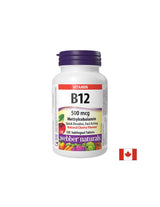 Energie, sistem nervos, funcție cerebrală - Vitamina B12, 500 µg, 120 tablete sublinguale
