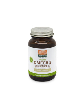 Brain and Heart Function - Omega-3 (from Algae), 60 V Capsules Mattisson Healthstyle - Nutra Best Europe