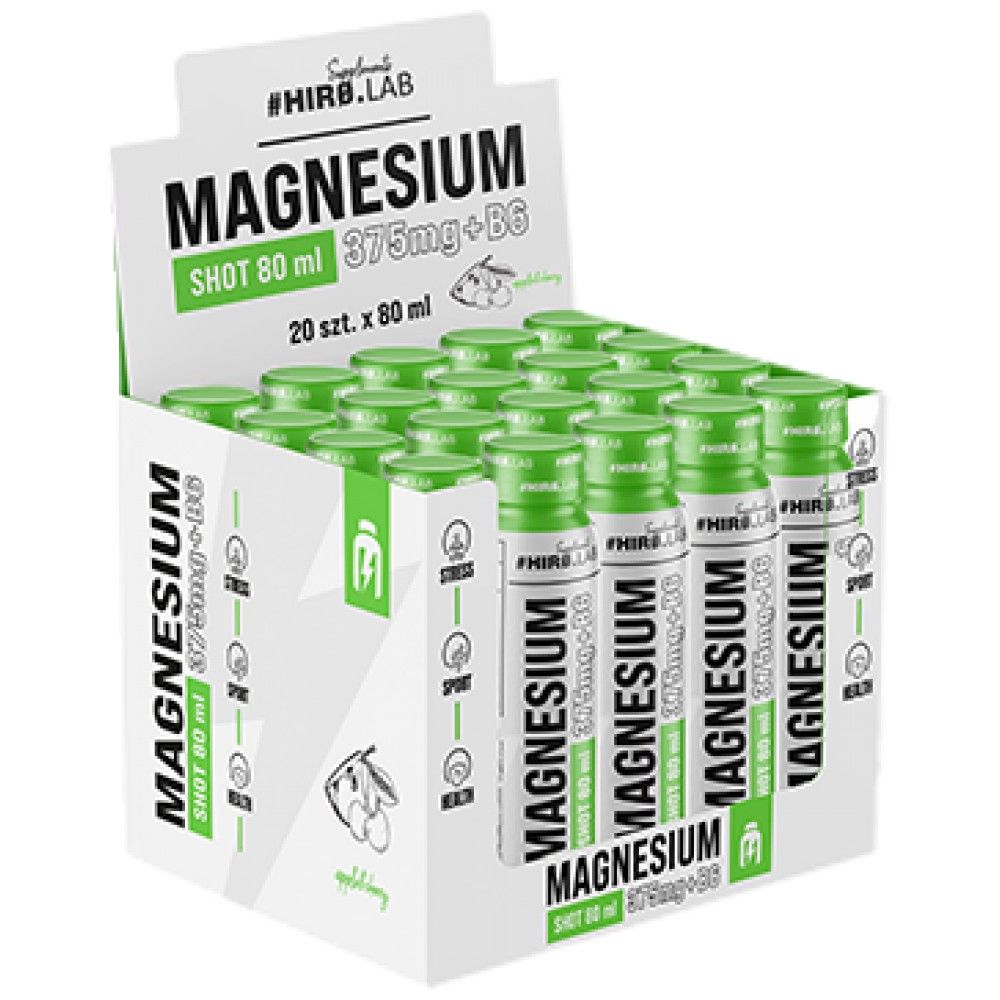 Magneziu + B6 Shot - 20 x 80 ml