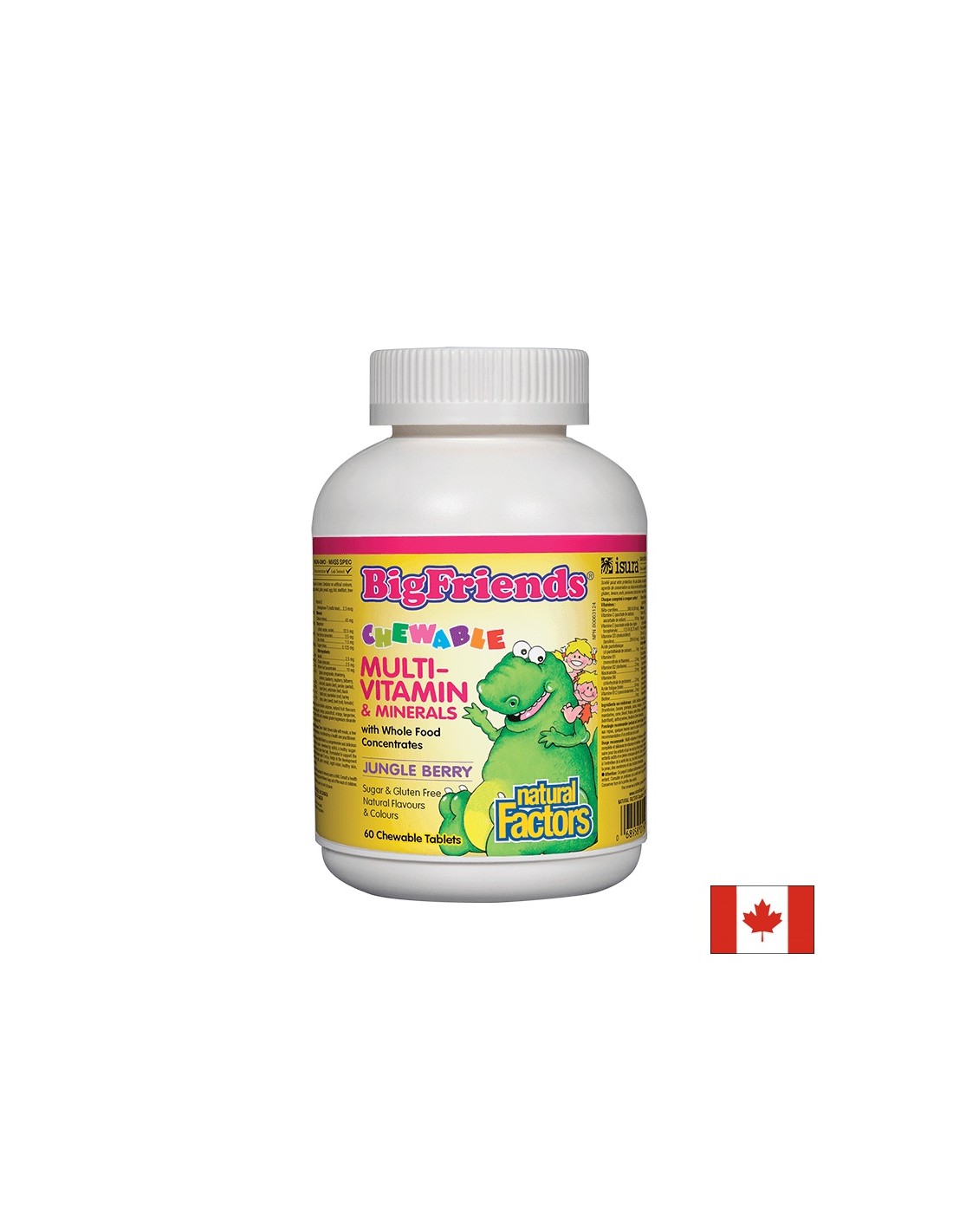 Multivitamine și minerale / Prieteni mari pentru copii - 60 de tablete masticabile