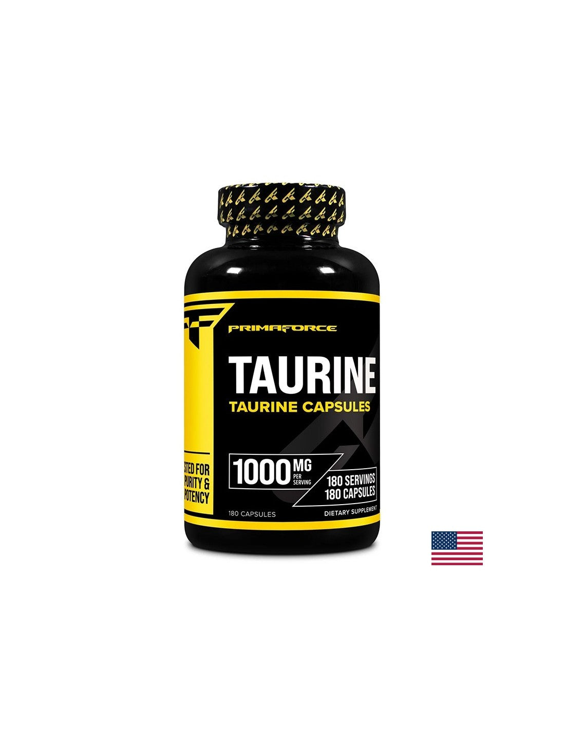 Funcția musculară și rezistența - Taurină, 1000 mg x 180 capsule