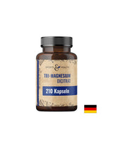 Funcția musculară, sănătatea inimii și neurologică - Magneziu (dicitrat de trimagneziu), 120 mg x 210 capsule