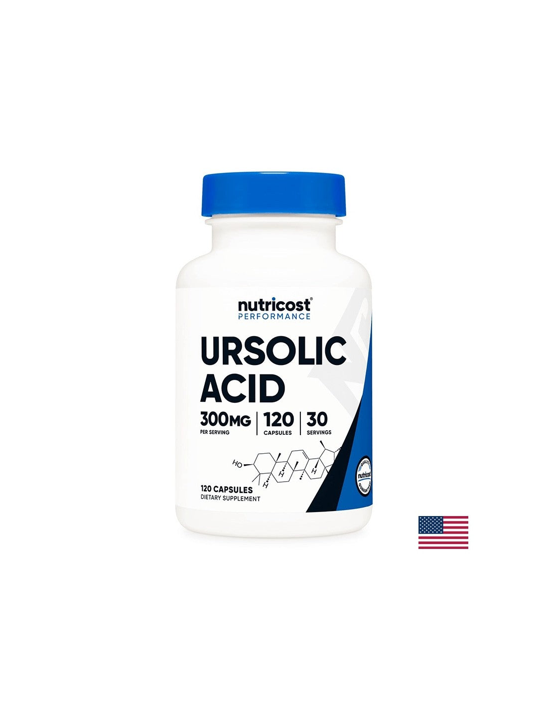 Funcția musculară - Acid ursolic (Acid ursolic), 120 capsule Nutricost