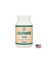 L-glutamină - pentru bariera intestinală și sănătatea mușchilor, 500 mg, 120 capsule timp de 2 luni