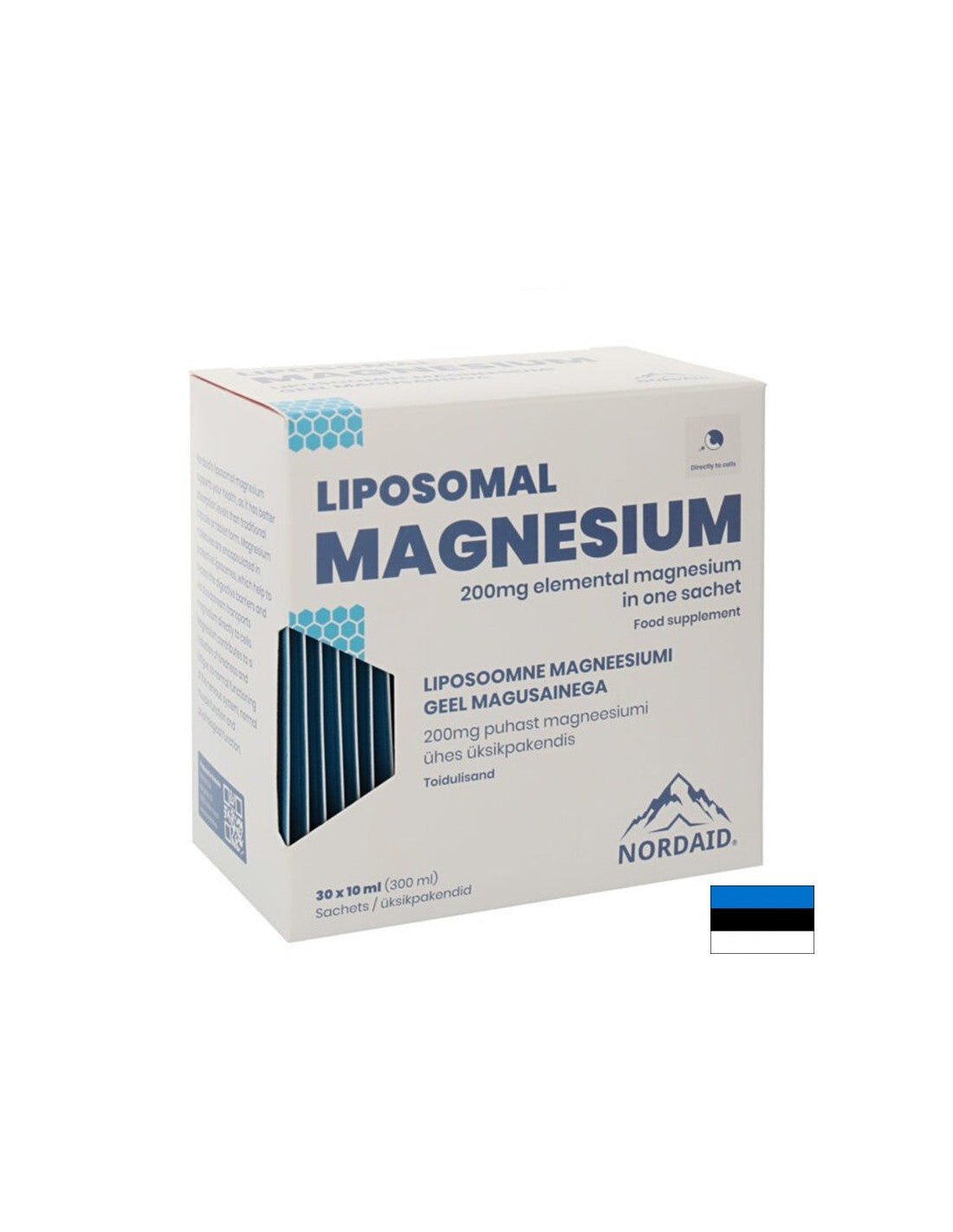 Sistem muscular și nervos - Magneziu lipozomal (citrat, malat), 200 mg soluție orală cu aromă de mango / 30 plicuri x 10 ml Nordaid
