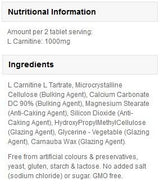 Aminoacid L-carnitină - 90 tablete