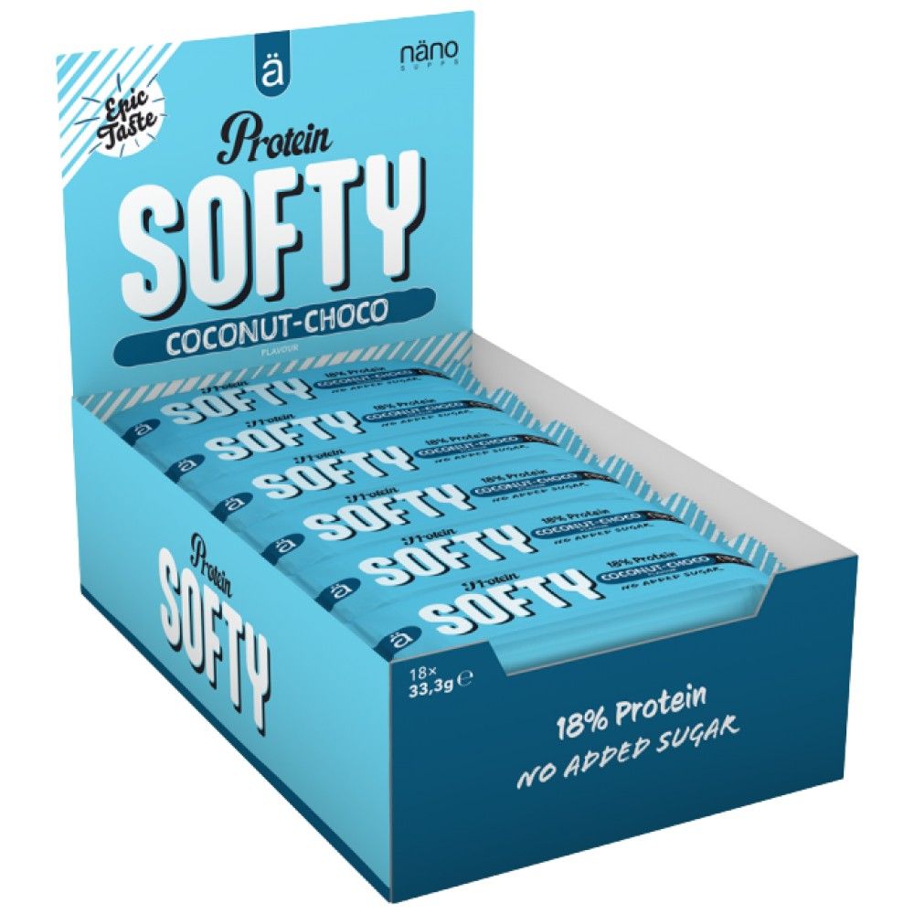 Protein Softy Bar | Fara zahar adaugat - 18 x 33,3 grame