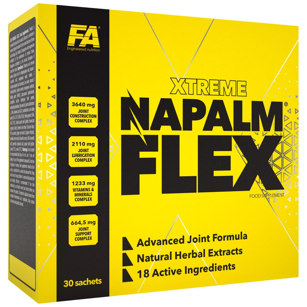 Xtreme Napalm Flex | Formula avansată pentru articulații - 30 pachete