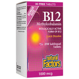 B12 Methylcobalamin 1000 mcg - 210 comprimate sublinguale