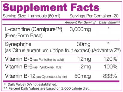 L-Carnitine Plus Shot - 60 ml