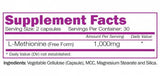 L-Metionină 1000 mg 60 capsule