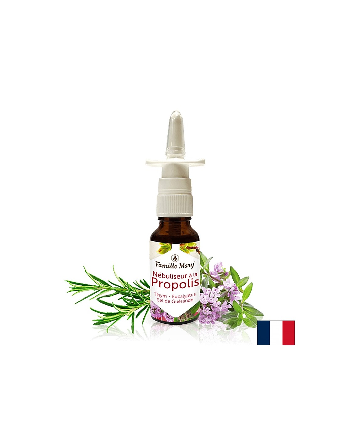 Nébuliseur propolis - Spray nazal cu propolis, cimbru, rozmarin si eucalipt, 20 ml Famille Mary