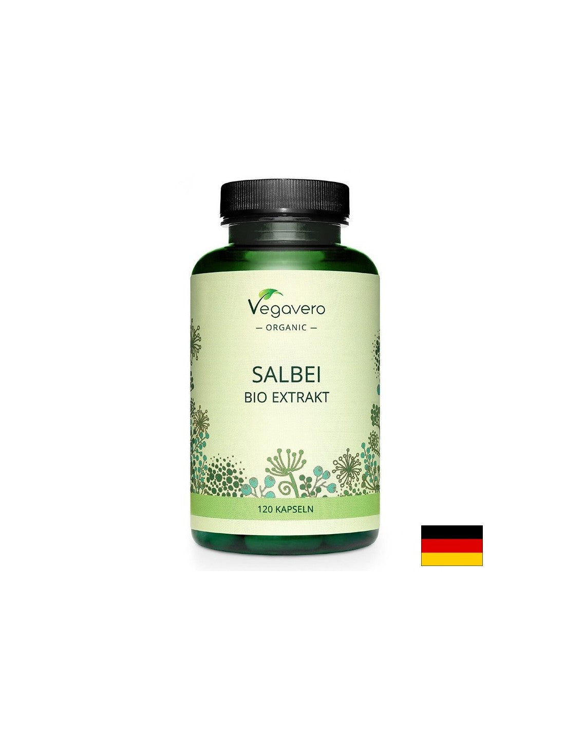 Sistem nervos și cognitiv - Salvie (Salvia), 120 capsule Vegavero