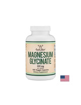 Funcția nervoasă și musculară - Magneziu (glicinat/bisglicinat), 180 capsule Double Wood