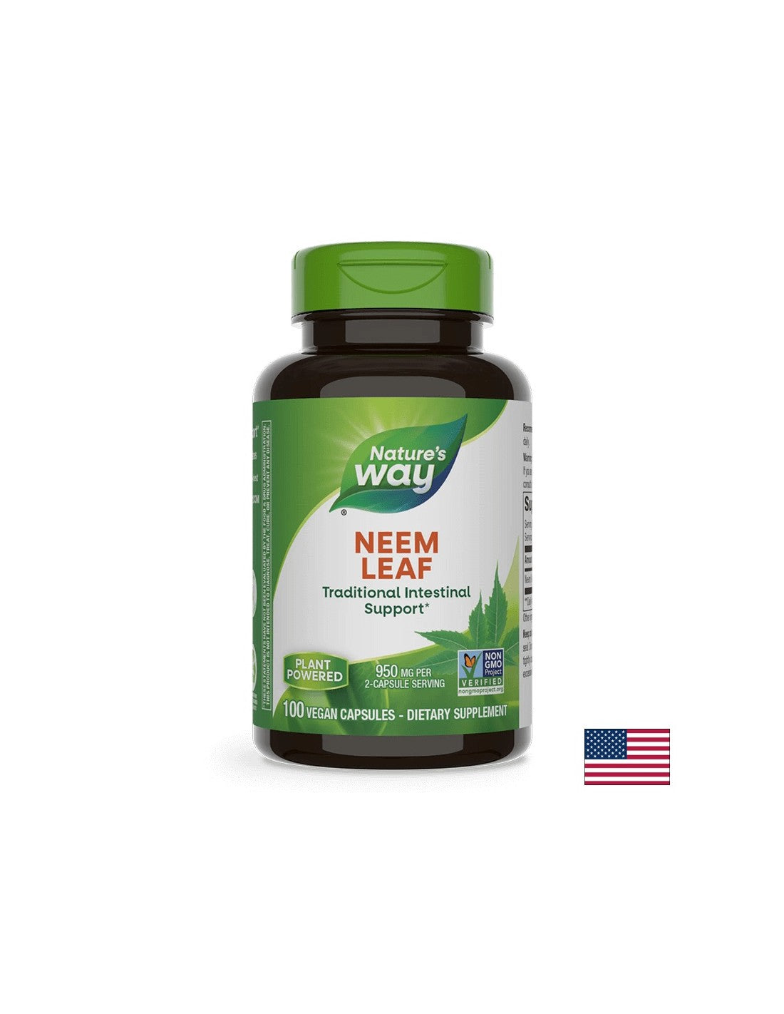 Frunza de neem 475 mg - 100 capsule