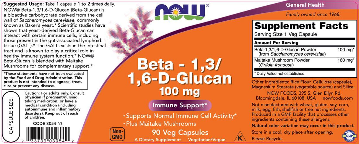 Beta 1,3/1,6 - D - Glucan - 100 mg - 90 capsule