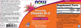 Vitamina D-3 1000 UI | Masticabil - 180 de tablete masticabile