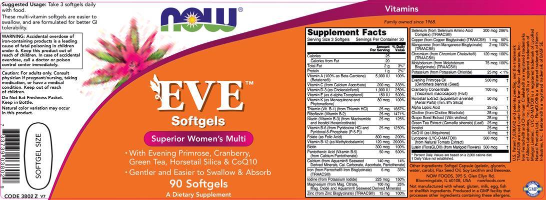 EVE Woman's Multi - 90 capsule de gel