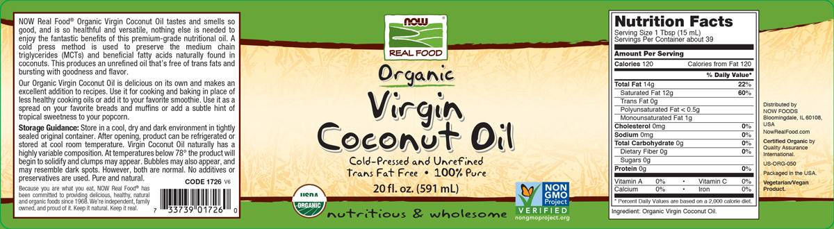 Ulei de cocos organic virgin - 591 grame