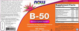 Vitamina B-50 [100 de comprimate, 100 de doze]