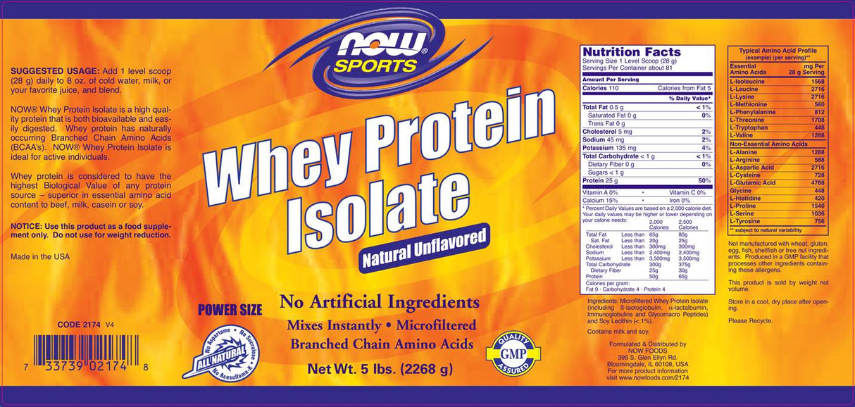 Izolat de proteine ​​din zer/Nearomat/ - 2268 grame