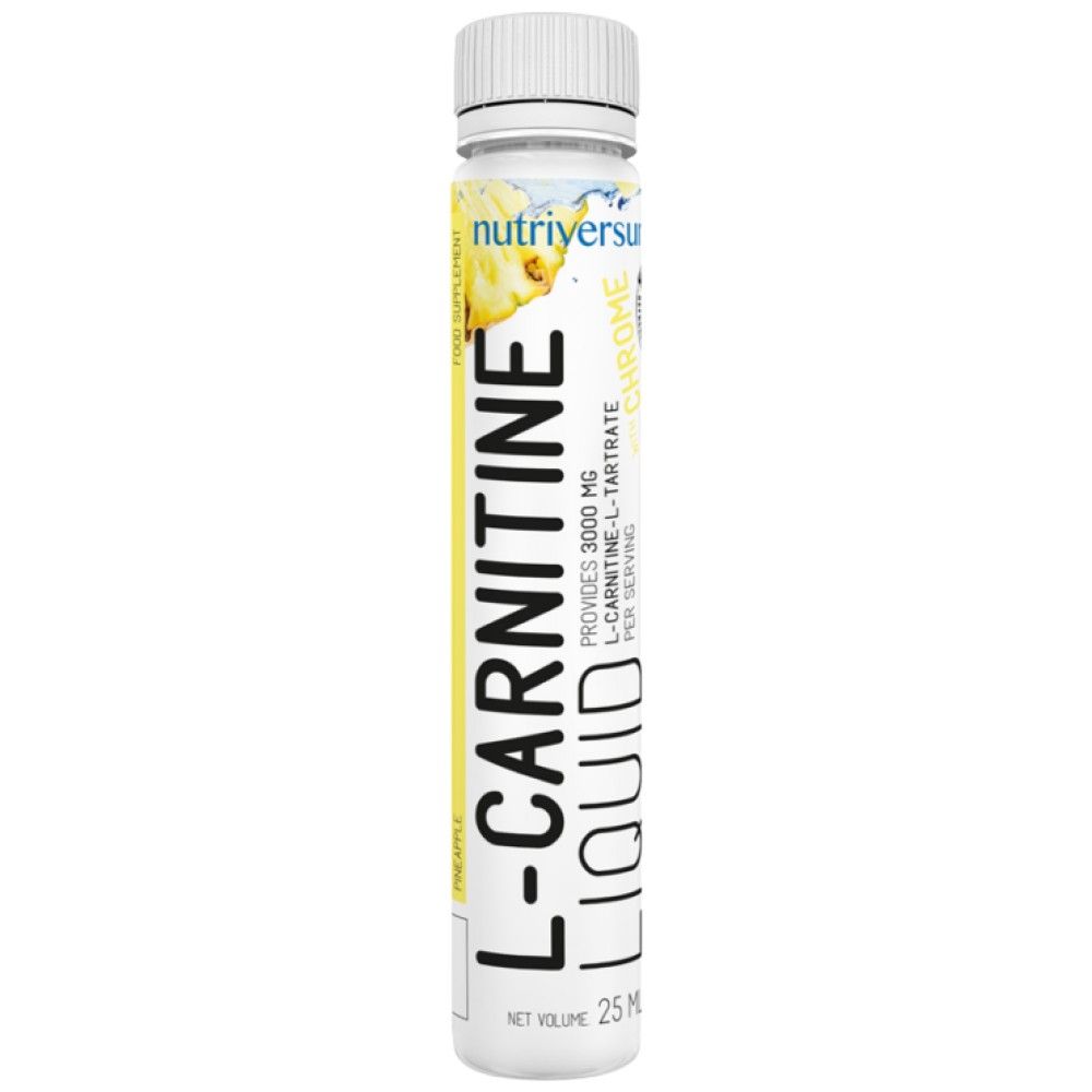 L-Carnitine Liquid Shot 3000 | cu crom - 25 ml