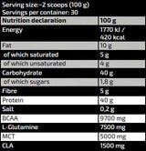 Gold Line / Făină de ovăz / cu proteine, BCAA, glutamina, MCT - 3000 grame
