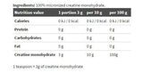Pudră de creatină Mono Creapure - 1000 de grame