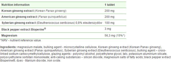 Ginseng de aur - 30 de tablete