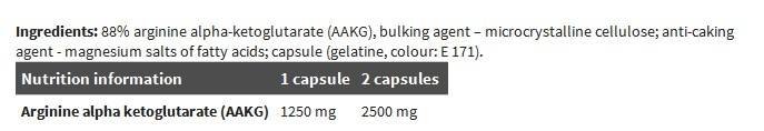 AAKG Extreme 1250 Mega Caps - 30 capsule