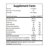 Omega 3 / Ulei de Pește de înaltă rezistență 70% - 90 capsule de gel