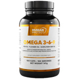 Omega 3-6-9 | cu ulei de pește, ulei de in și ulei de floarea soarelui - 100 capsule