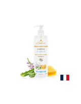 Șampon pentru catifelarea părului cu miere organică și aloe vera, 400 ml