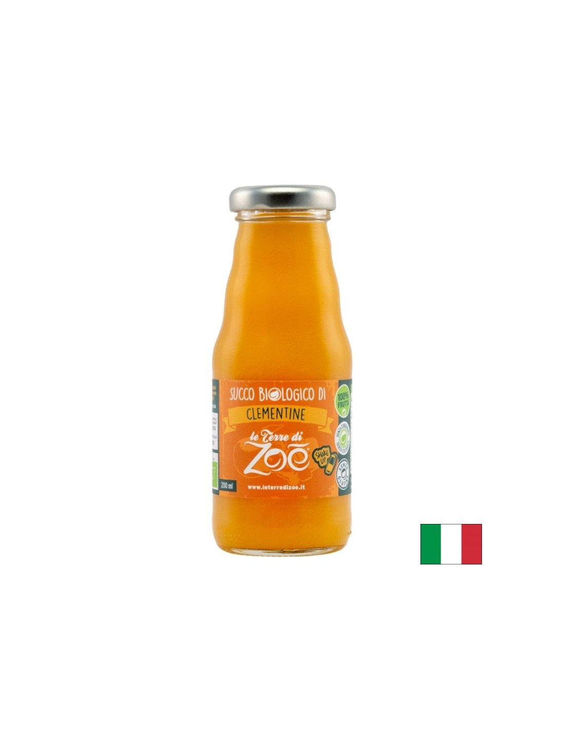 Suc de mandarină organic, 200 ml