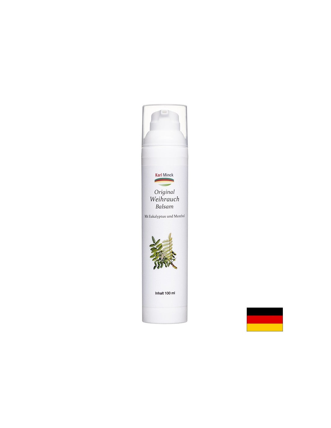 Original Weihrauch Balsam mit Eukalyptus und Menthol - Balsam cu tămâie, mentol și eucalipt, 100 ml Karl Minck