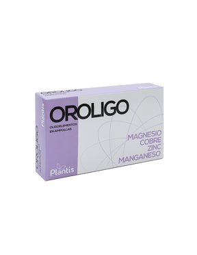 Oroligo Oligoelementos (magnesium, copper, zinc, manganese)/ For strong immunity, 20 drinking ampoules Artesania - Nutra Best Europe