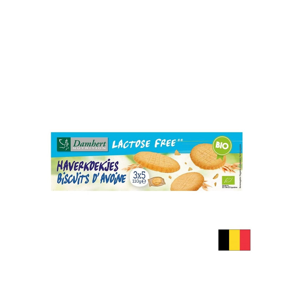 Biscuiți din ovăz (fără lactoză), BIO, 110 g