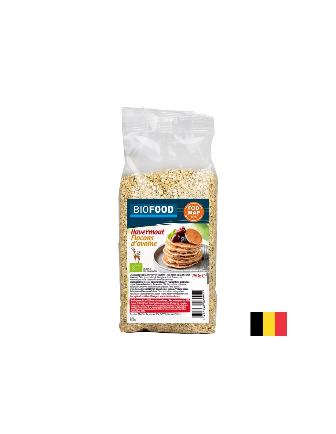 Fulgi de ovăz, ORGANIC, 750 g