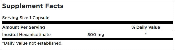 Flush Free Niacin 500 mg - 240 capsule