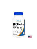 CDP colină și citicolină pentru memorie și concentrare, 300 mg x 120 capsule pentru 4 luni de aport